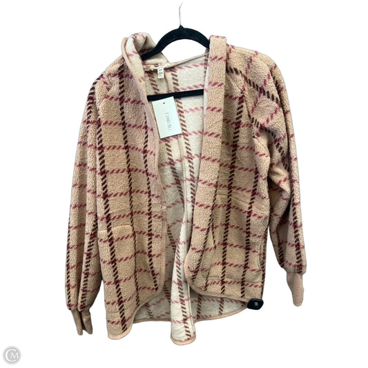 Cardigan By Como Blu In Peach, Size: S