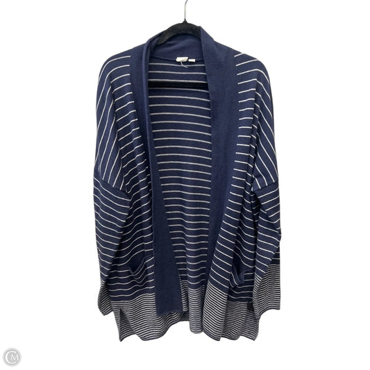 Sweater Cardigan By Gap In Navy, Size: Xl
