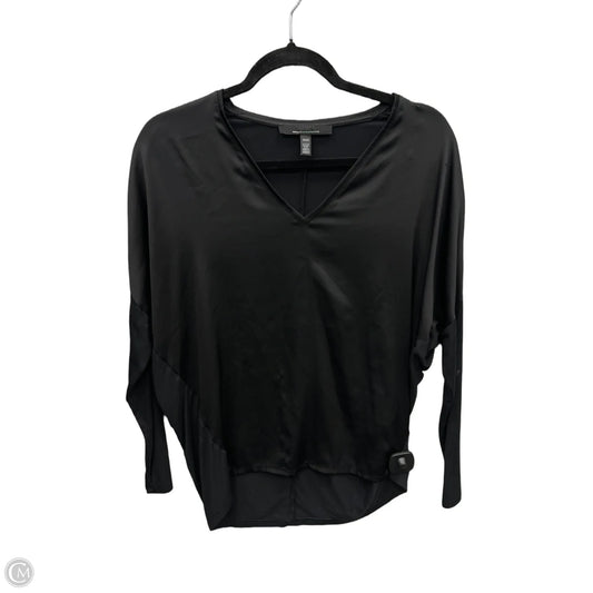 Top Long Sleeve By White House Black Market In Black, Size: Xs