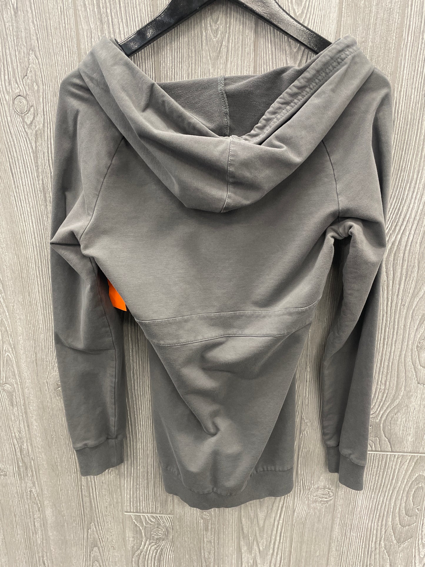 Athletic Sweatshirt Hoodie By Puma In Grey, Size: M