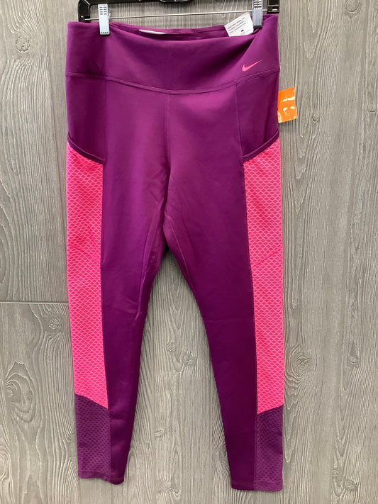 Athletic Leggings By Nike Apparel  Size: L