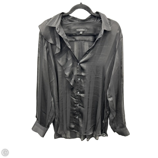 Top Long Sleeve By Banana Republic In Black, Size: Xl