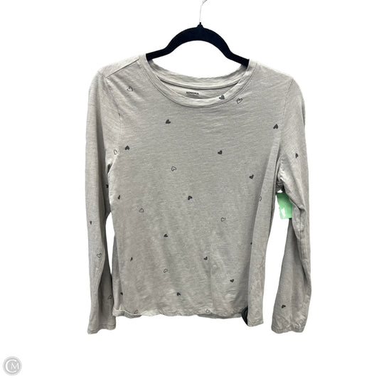 Top Long Sleeve By Sonoma In Grey, Size: S