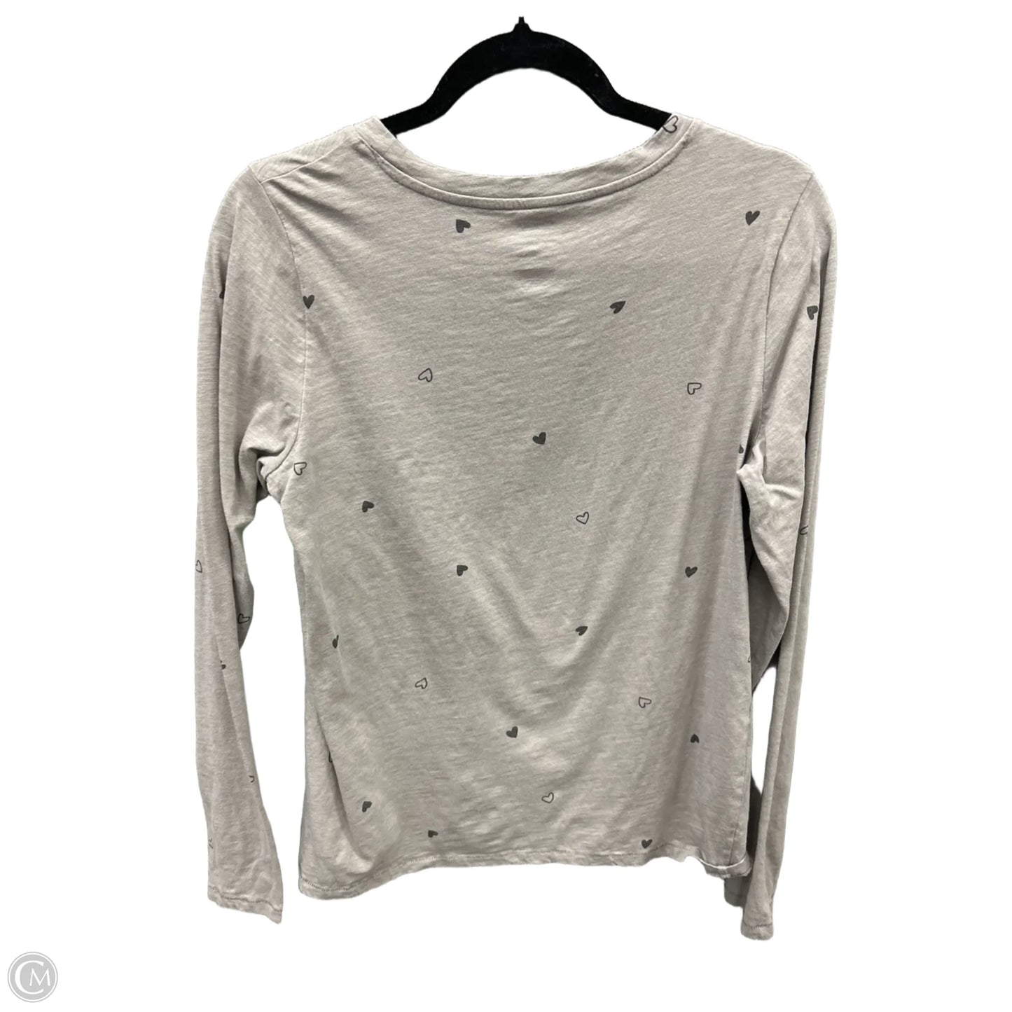 Top Long Sleeve By Sonoma In Grey, Size: S