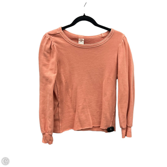 Top Long Sleeve By Clothes Mentor In Coral, Size: S