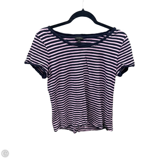 Top Short Sleeve By Talbots In Purple, Size: M