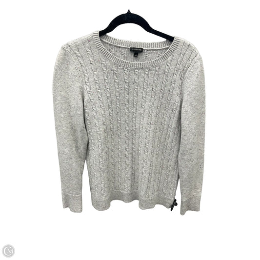 Top Long Sleeve By Talbots In Grey, Size: M