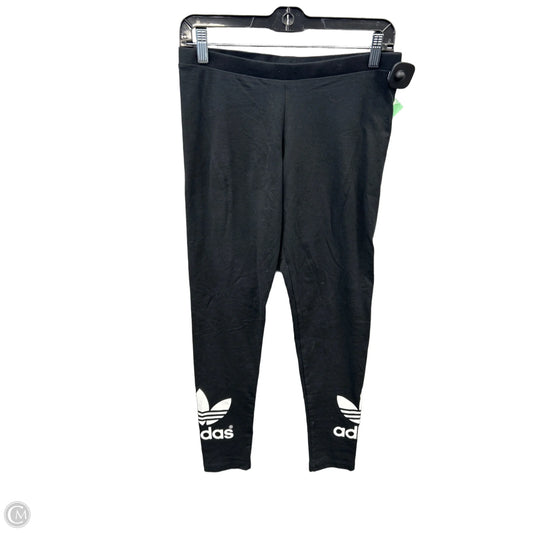 Athletic Leggings By Adidas In Black, Size: M