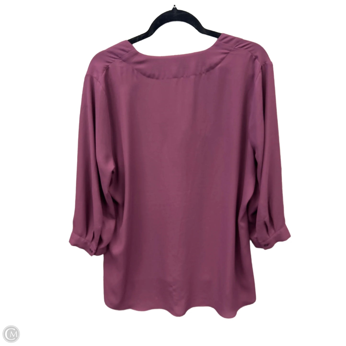 Top Long Sleeve By Rose And Olive In Purple, Size: Xl