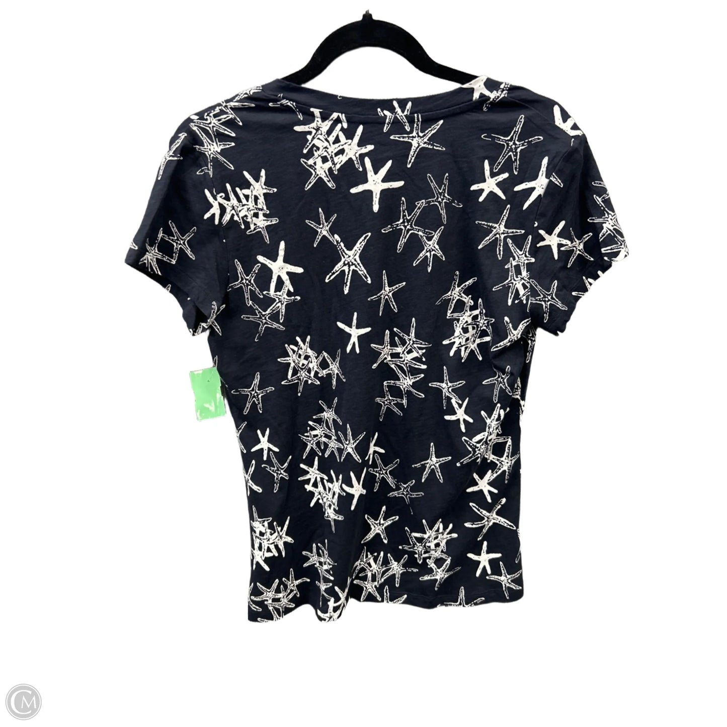Top Short Sleeve By Banana Republic In Blue, Size: S