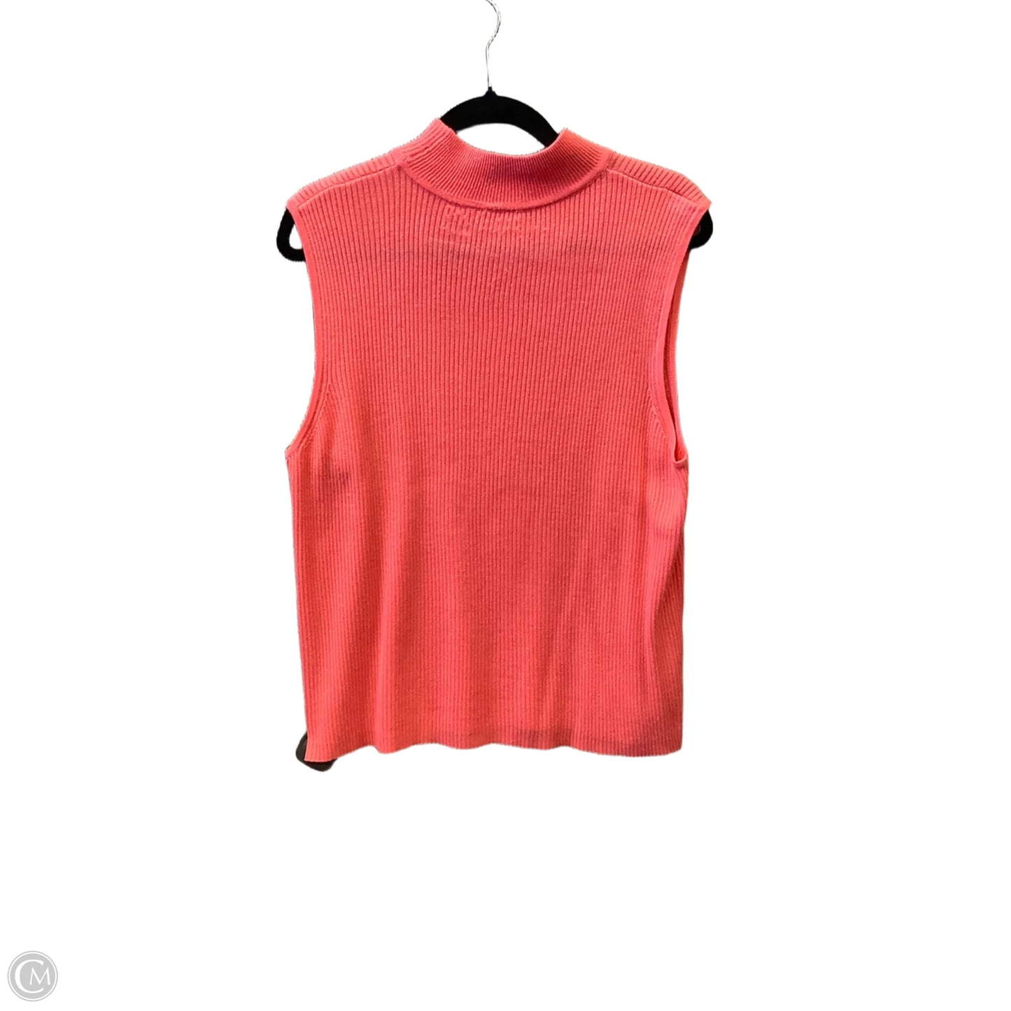 Top Sleeveless By Croft And Barrow In Pink, Size: Xl