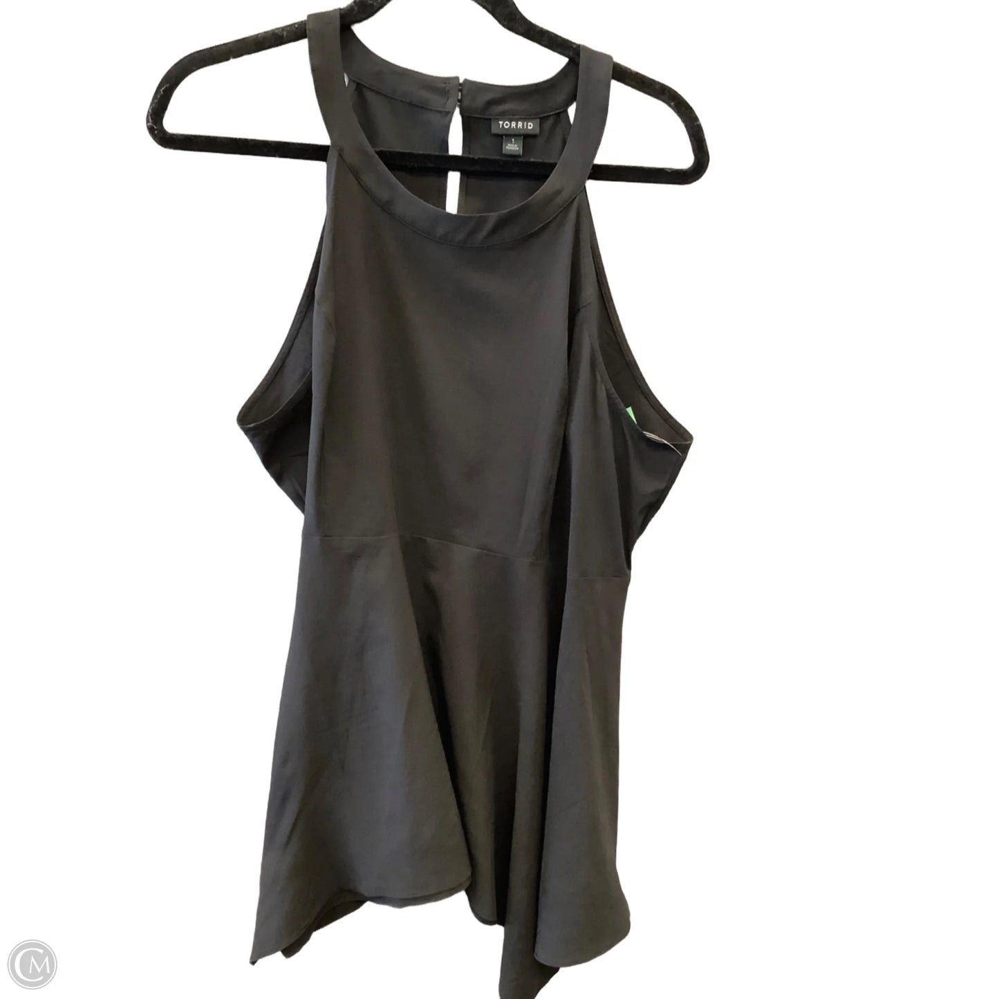 Top Sleeveless By Torrid In Black, Size: 1x