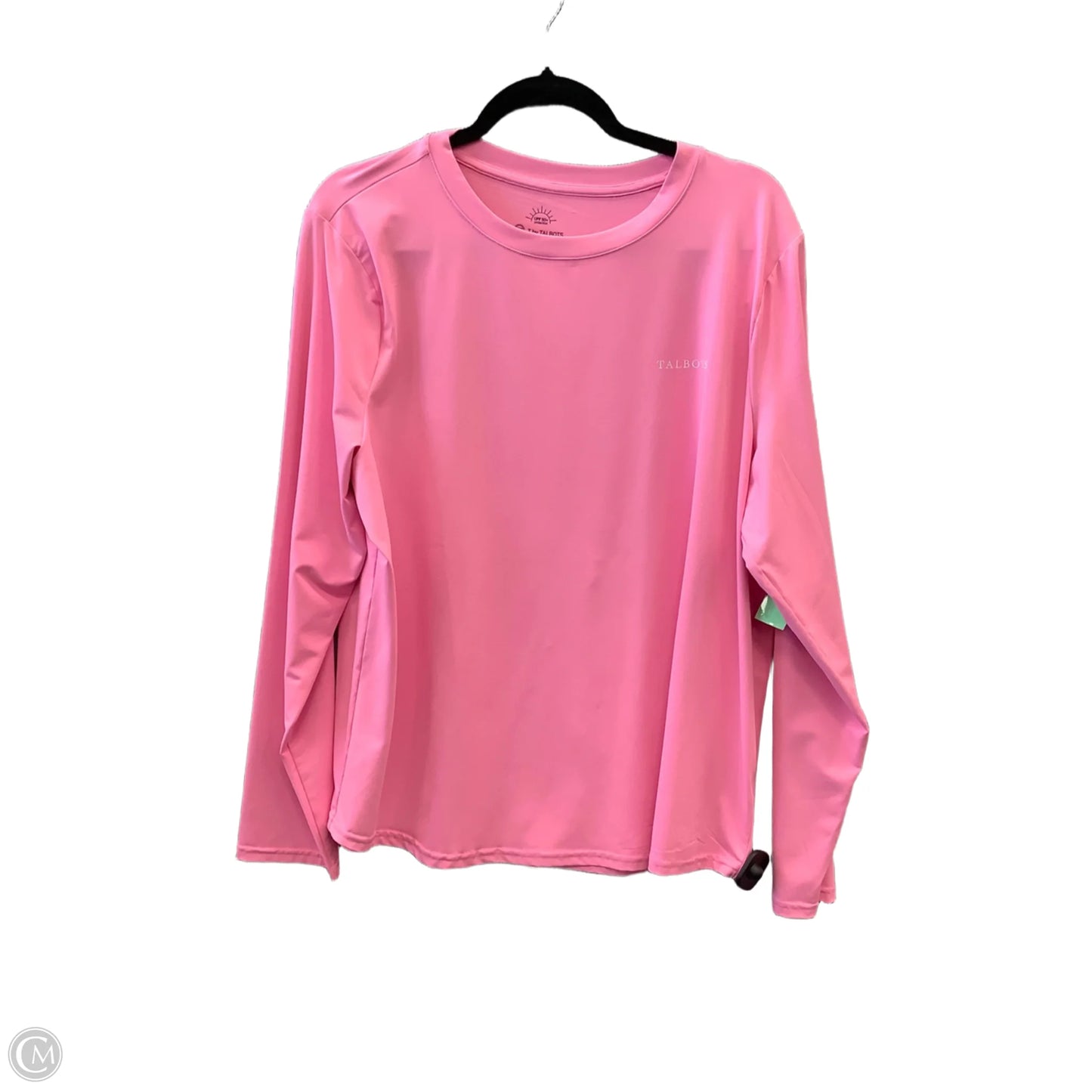 Top Long Sleeve By Talbots In Pink, Size: Xl