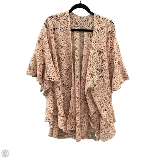 Shawl By Clothes Mentor In Tan, Size: Osfm