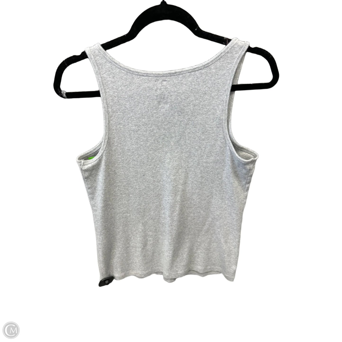 Top Sleeveless Basic By Sonoma In Grey, Size: L