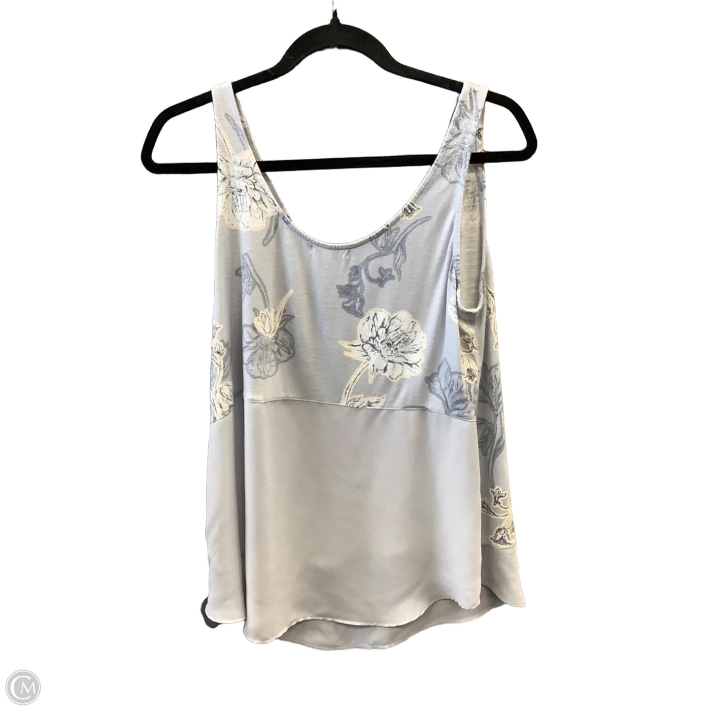 Top Sleeveless By Maurices In Grey, Size: L