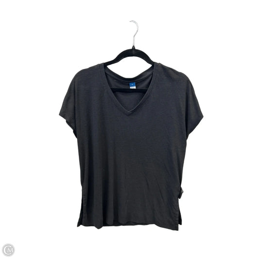 Top Short Sleeve Basic By Old Navy In Black, Size: Xs