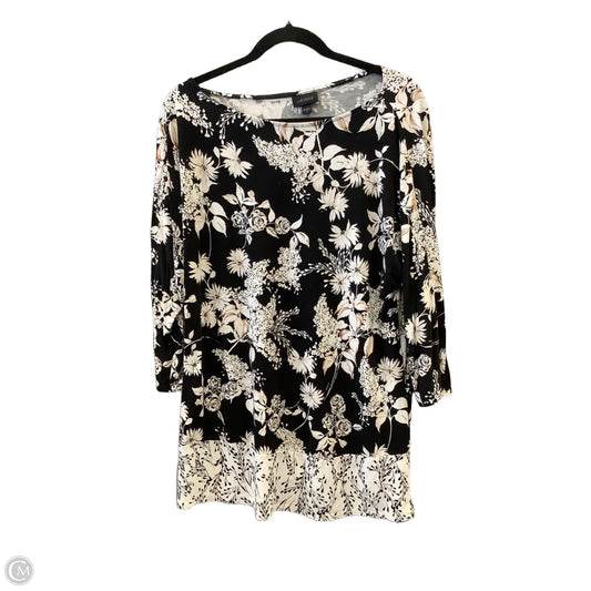Top 3/4 Sleeve By J. Jill In Black, Size: M