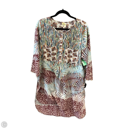 Dress Casual Midi By Figuero & Flower In Bronze, Size: L