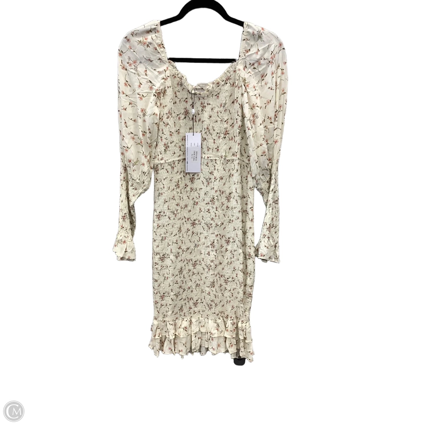 Dress Casual Short By Clothes Mentor In Floral Print, Size: Xl