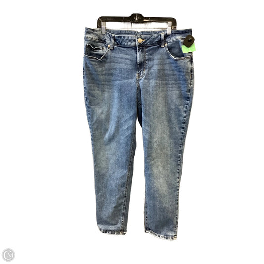 Jeans Straight By Maurices In Blue, Size: 18