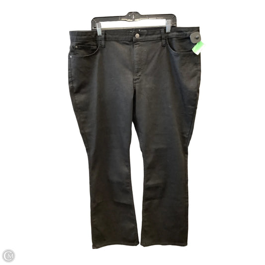Jeans Boot Cut By Lee In Black, Size: 22