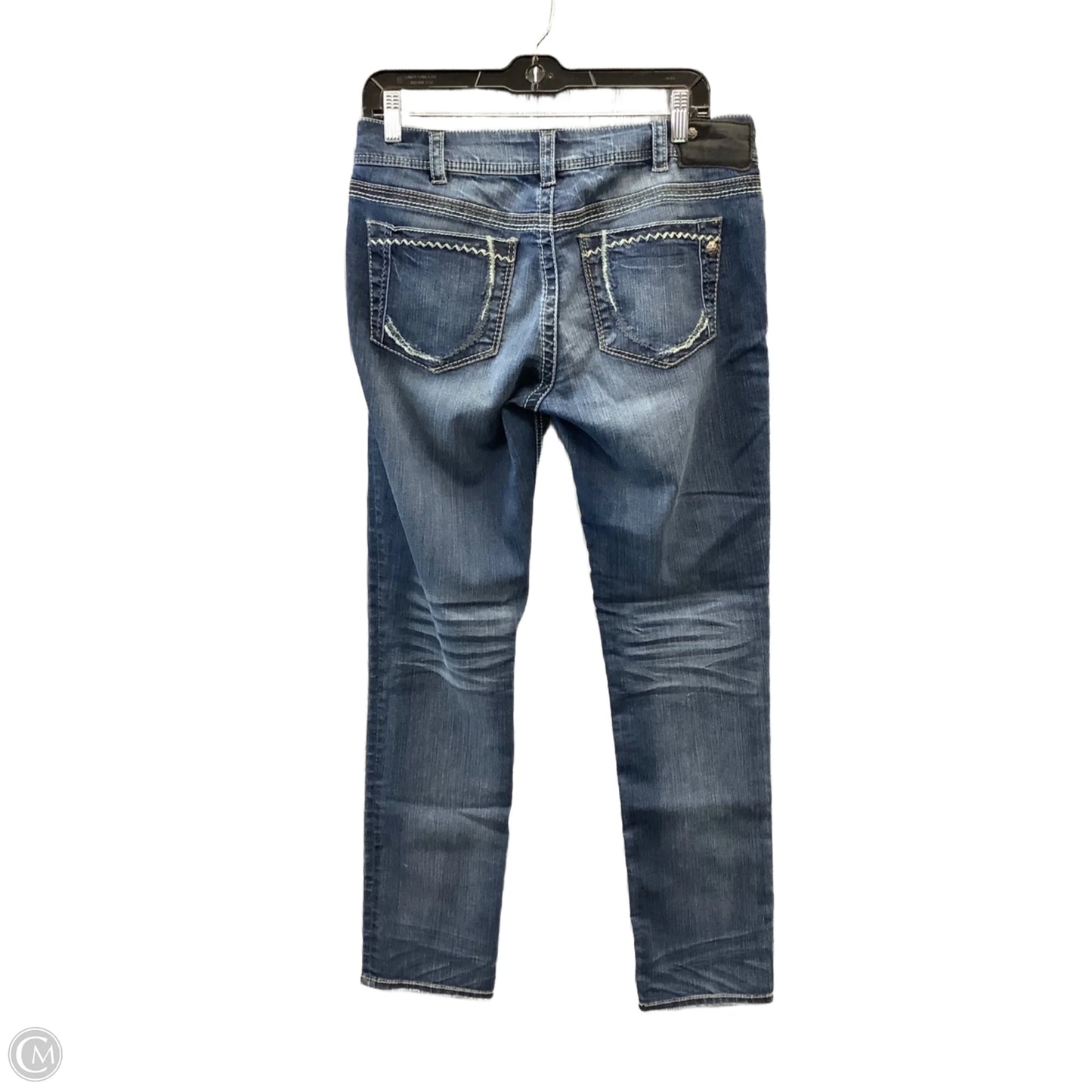 Jeans Straight By Silver In Blue, Size: 12