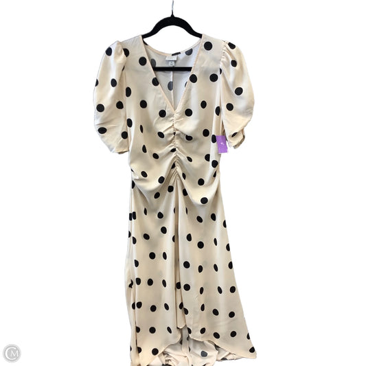 Dress Casual Maxi By A New Day In Polkadot Pattern, Size: M