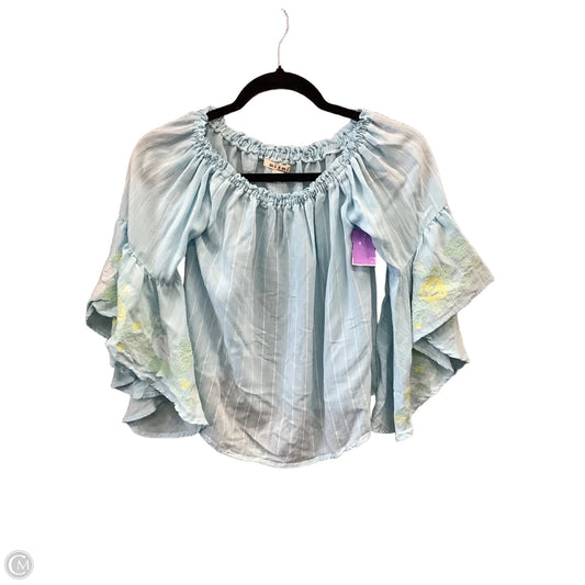 Top Short Sleeve By Miami In Blue, Size: Xs