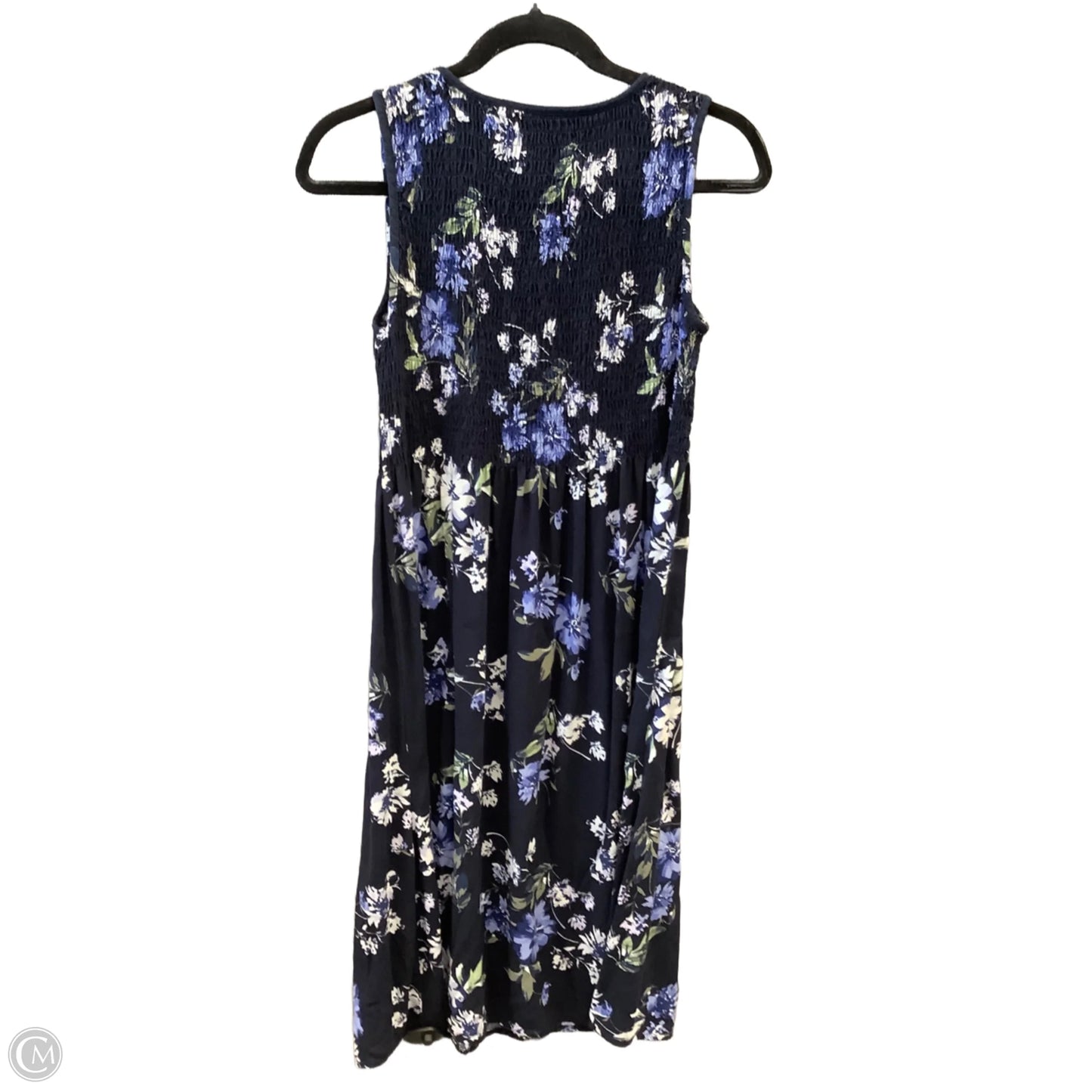 Dress Casual Midi By Croft And Barrow In Floral Print, Size: Sp