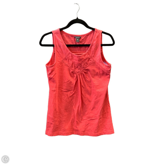 Top Sleeveless By Eddie Bauer In Red, Size: S