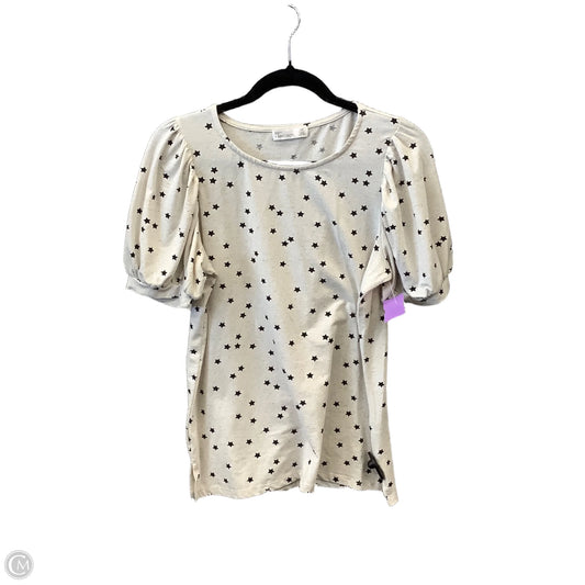 Top Short Sleeve By 89th And Madison In Black & Brown, Size: M