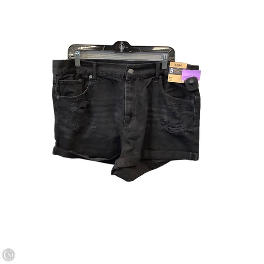 Shorts By Aeropostale In Black, Size: 18