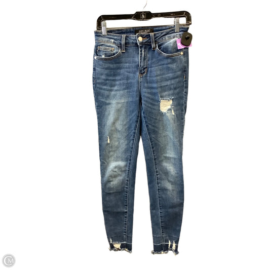 Jeans Skinny By Judy Blue In Blue, Size: 2