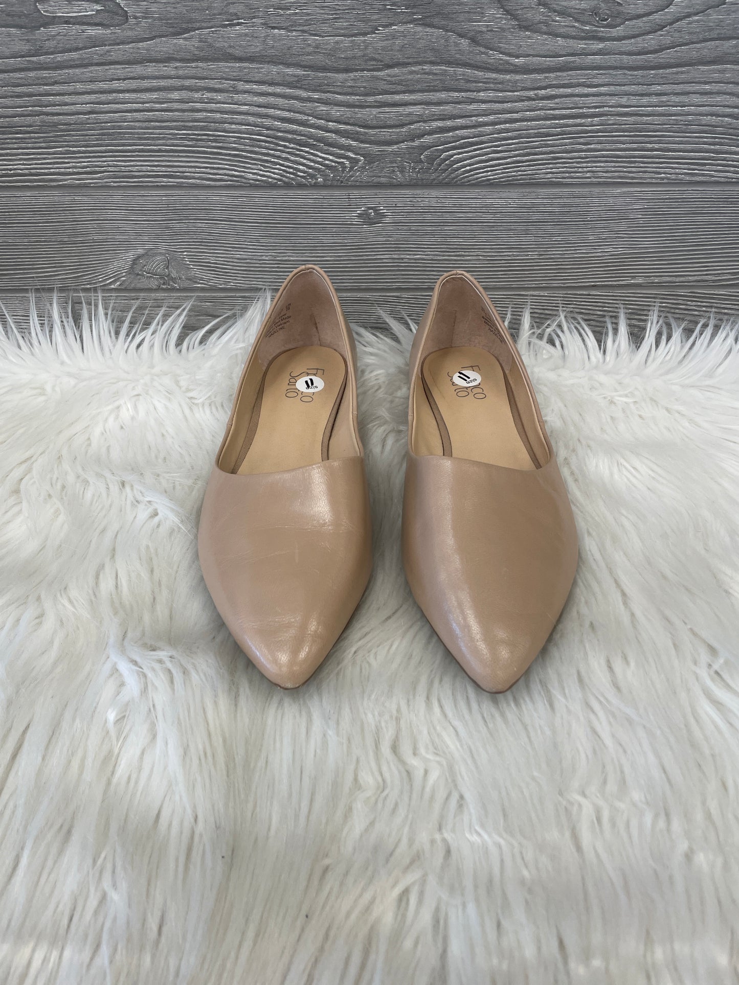 Shoes Flats By Clothes Mentor In Tan, Size: 11