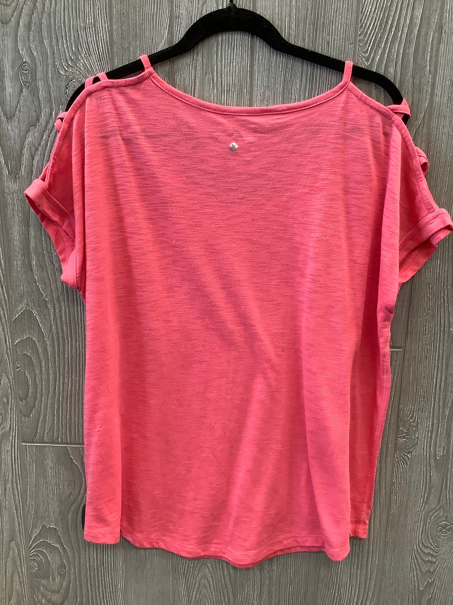 Athletic Top Short Sleeve By Xersion In Pink, Size: Xl