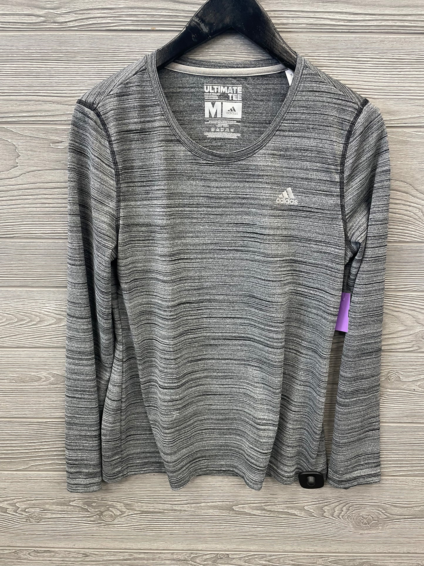 Athletic Top Long Sleeve Crewneck By Adidas  Size: M