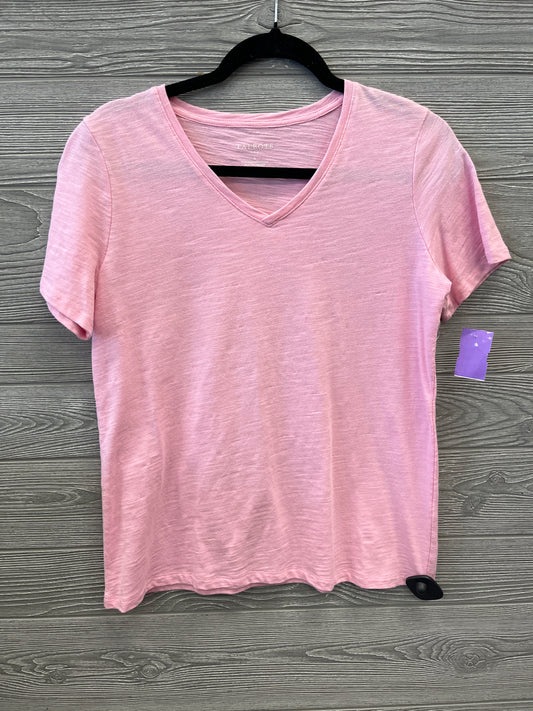 Top Short Sleeve By Talbots In Pink, Size: S