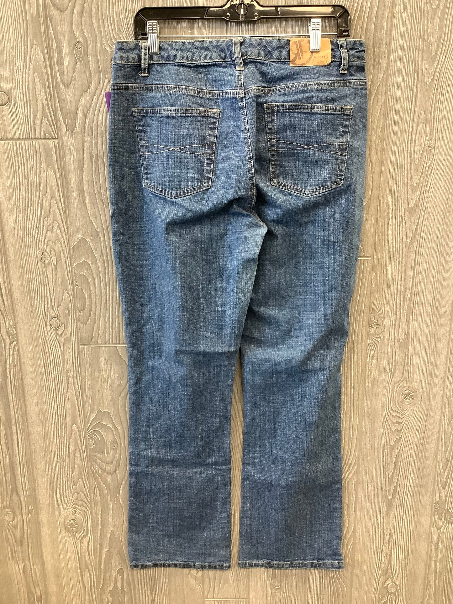 Blue Denim Jeans Straight Clothes Mentor, Size 12