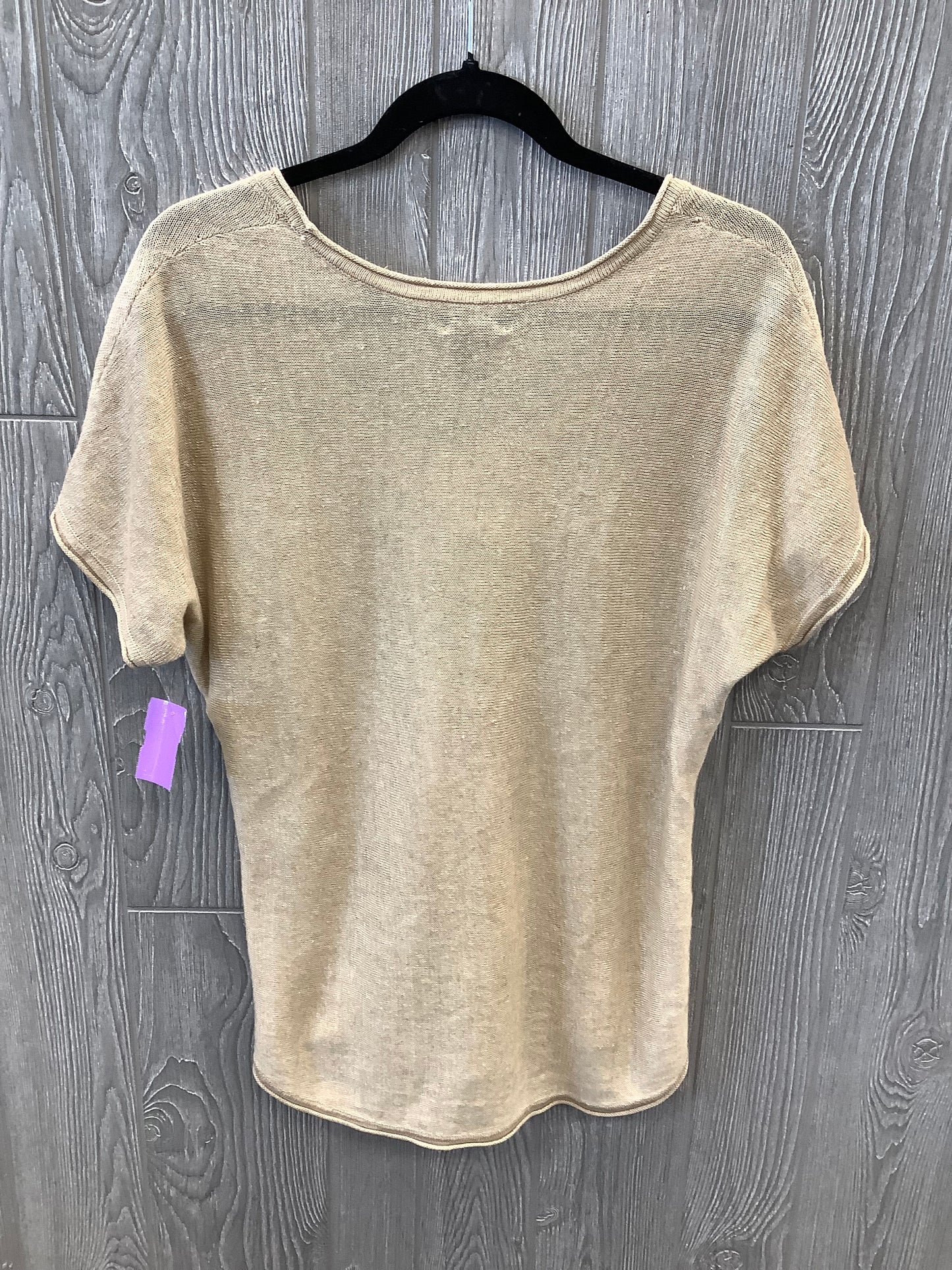 Gold Top Short Sleeve Lord And Taylor, Size M