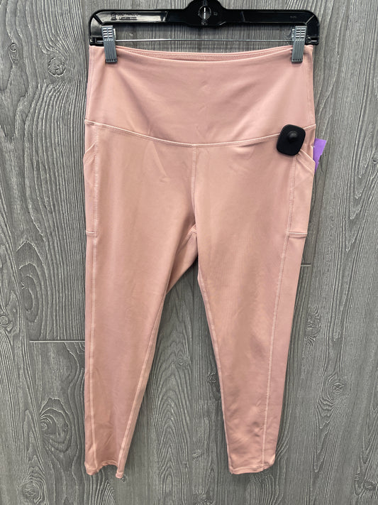 Athletic Leggings By Clothes Mentor In Pink, Size: L