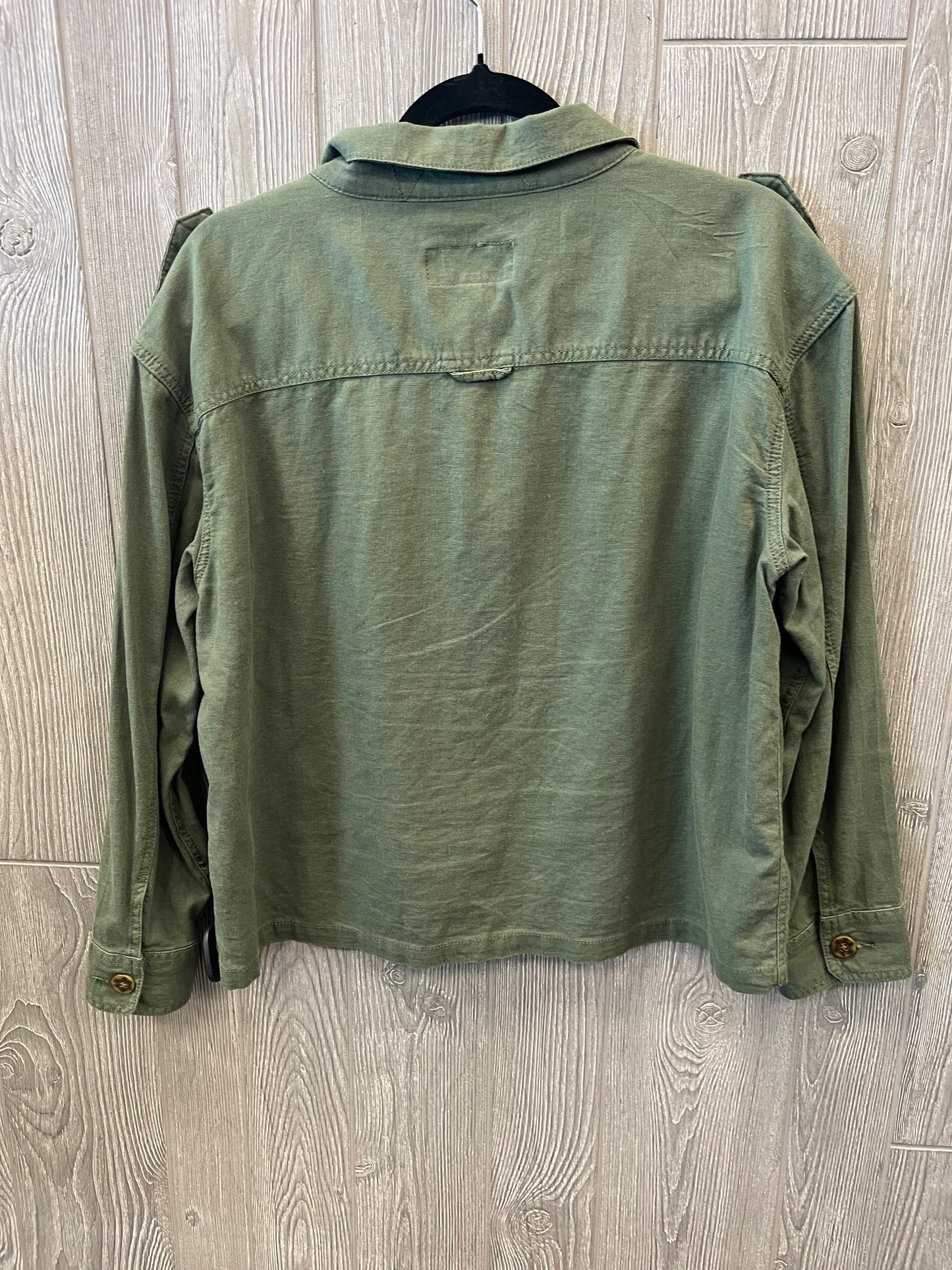 Jacket Other By Time And Tru In Green, Size: L