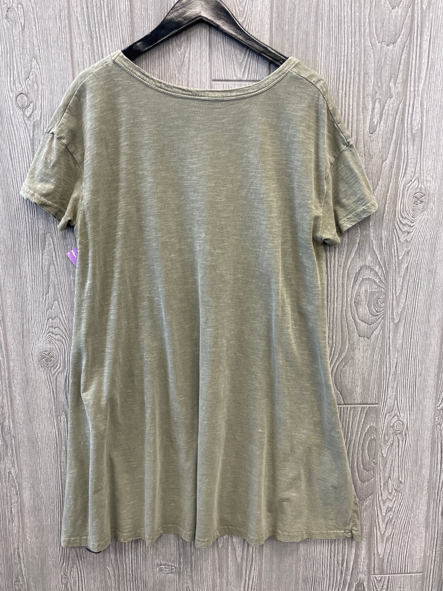 Green Dress Casual Midi Falls Creek, Size 1x