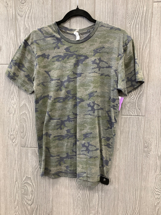 Top Short Sleeve By Clothes Mentor In Camouflage Print, Size: S