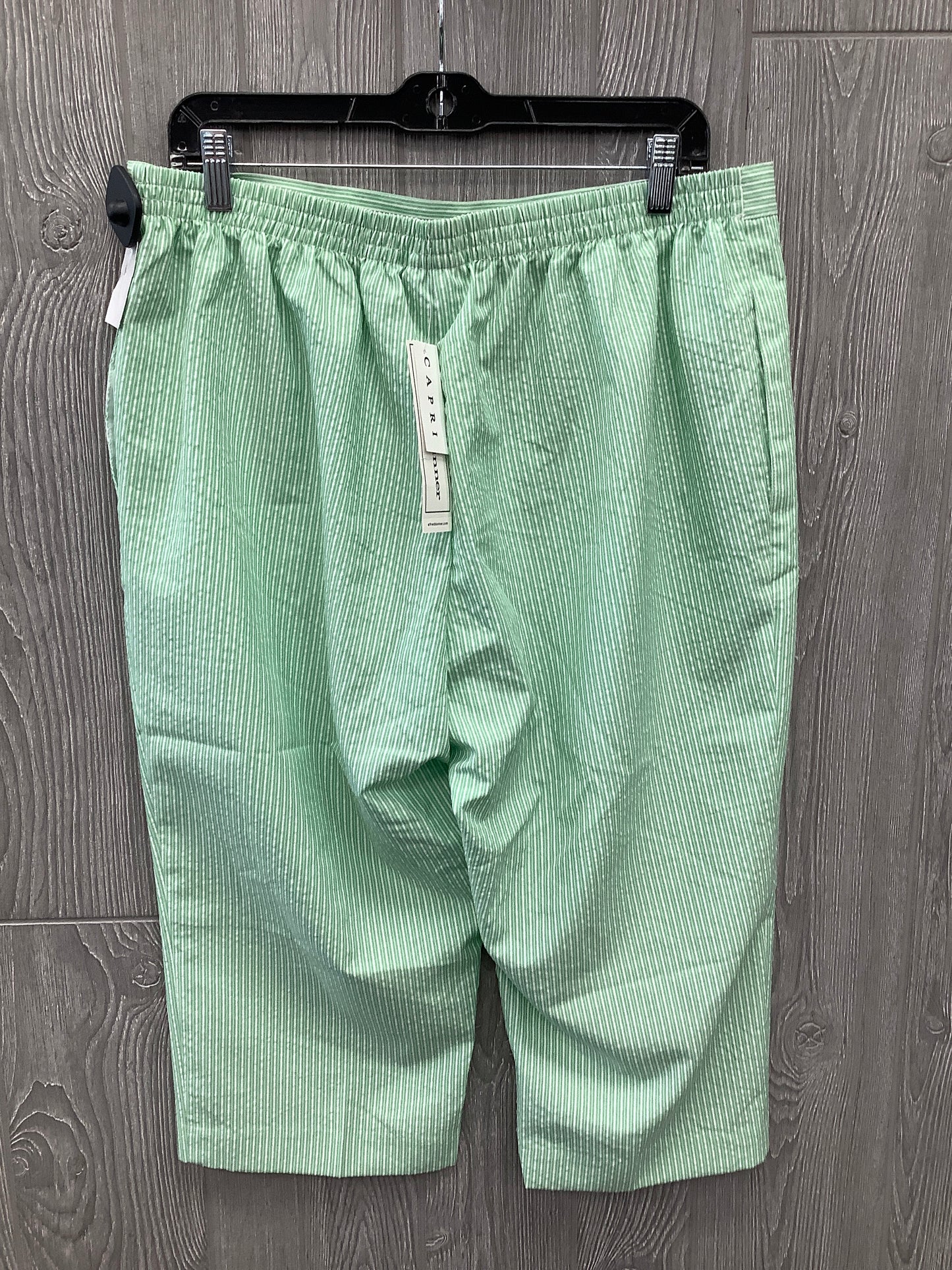 Green Capris Alfred Dunner, Size 14