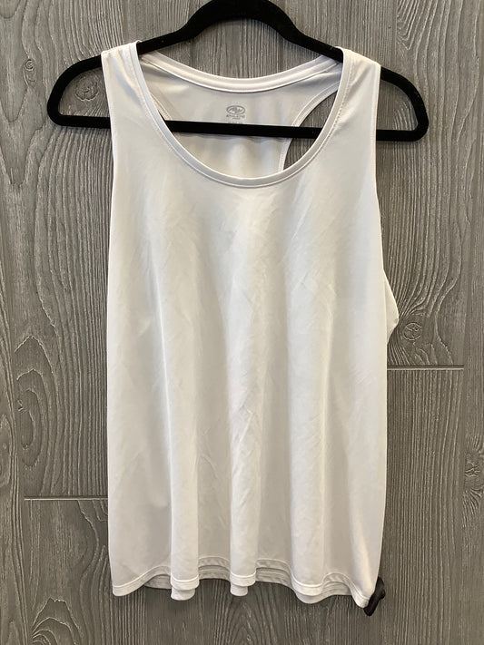 Athletic Tank Top By Athletic Works In White, Size: Xl