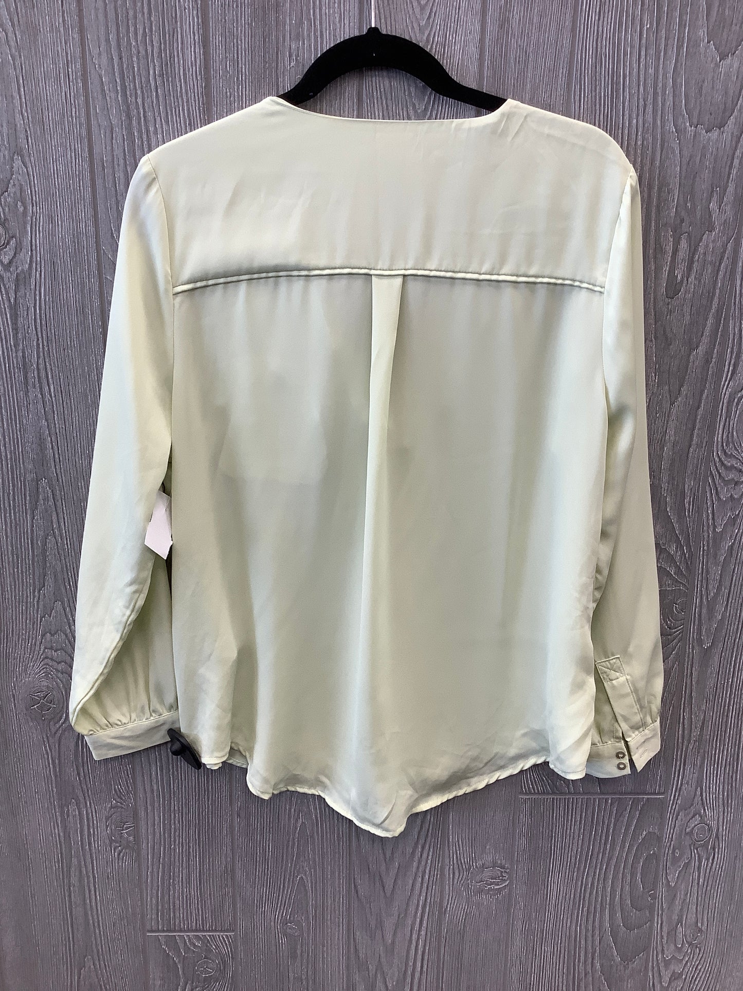 Top Long Sleeve By H&m In Green, Size: M