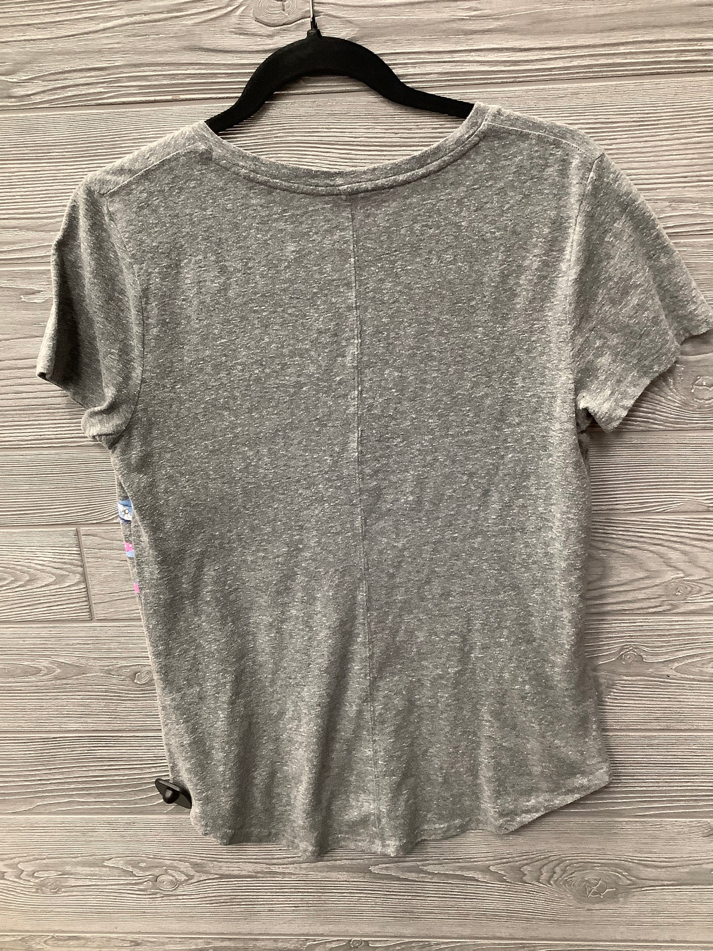 Athletic Top Short Sleeve By Tek Gear In Grey, Size: M