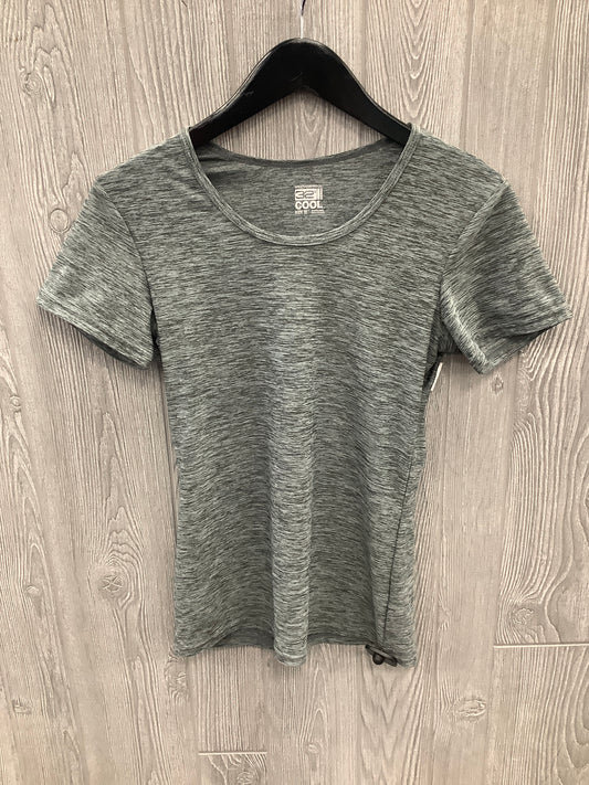 Athletic Top Short Sleeve By 32 Degrees In Grey, Size: S