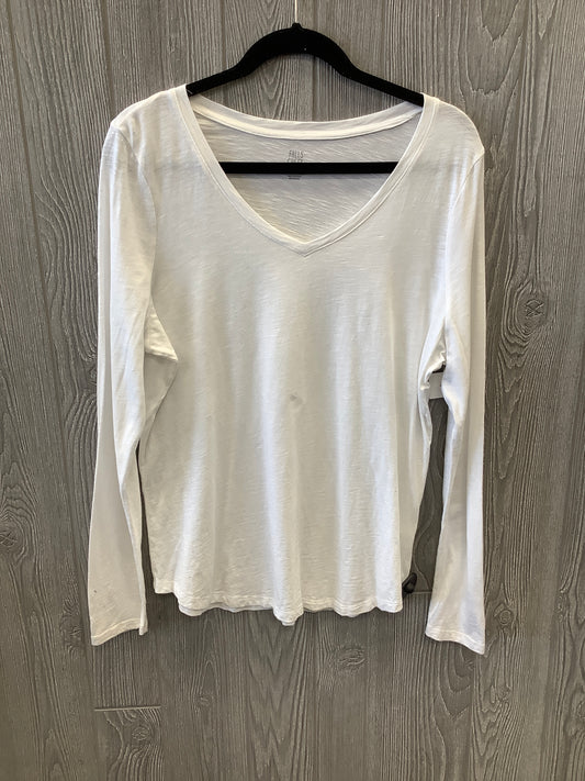 Top Long Sleeve By Falls Creek In White, Size: L